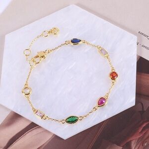 Kate Spade Colorful Geometric Drop Bracelet